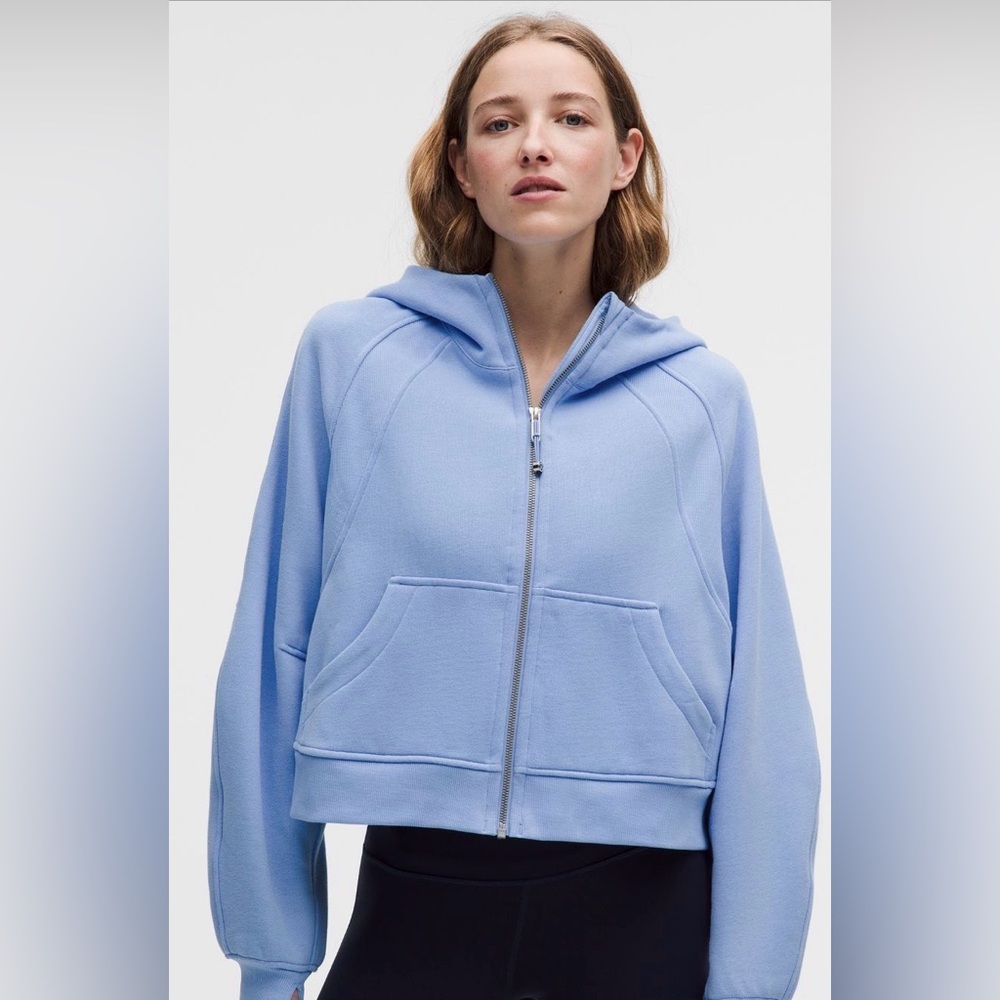 Grey lululemon Scuba Oversized Full-Zip Hoodie